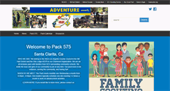 Desktop Screenshot of pack575scv.com